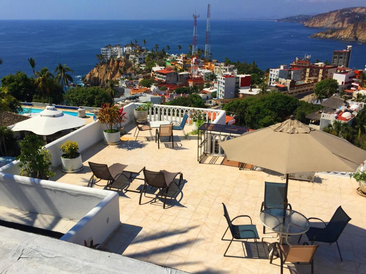 Penthouse VLM Gran Terraza 200 metros vista inmejorable piscina gigante Villa Acapulco Exterior foto
